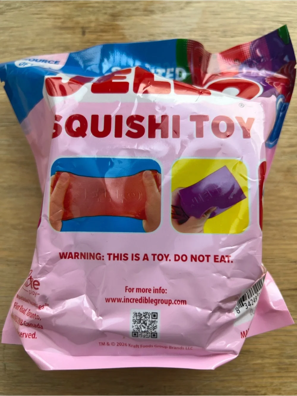 Blue Jelly Squishi Toy Jello  - Kids Sensory Play